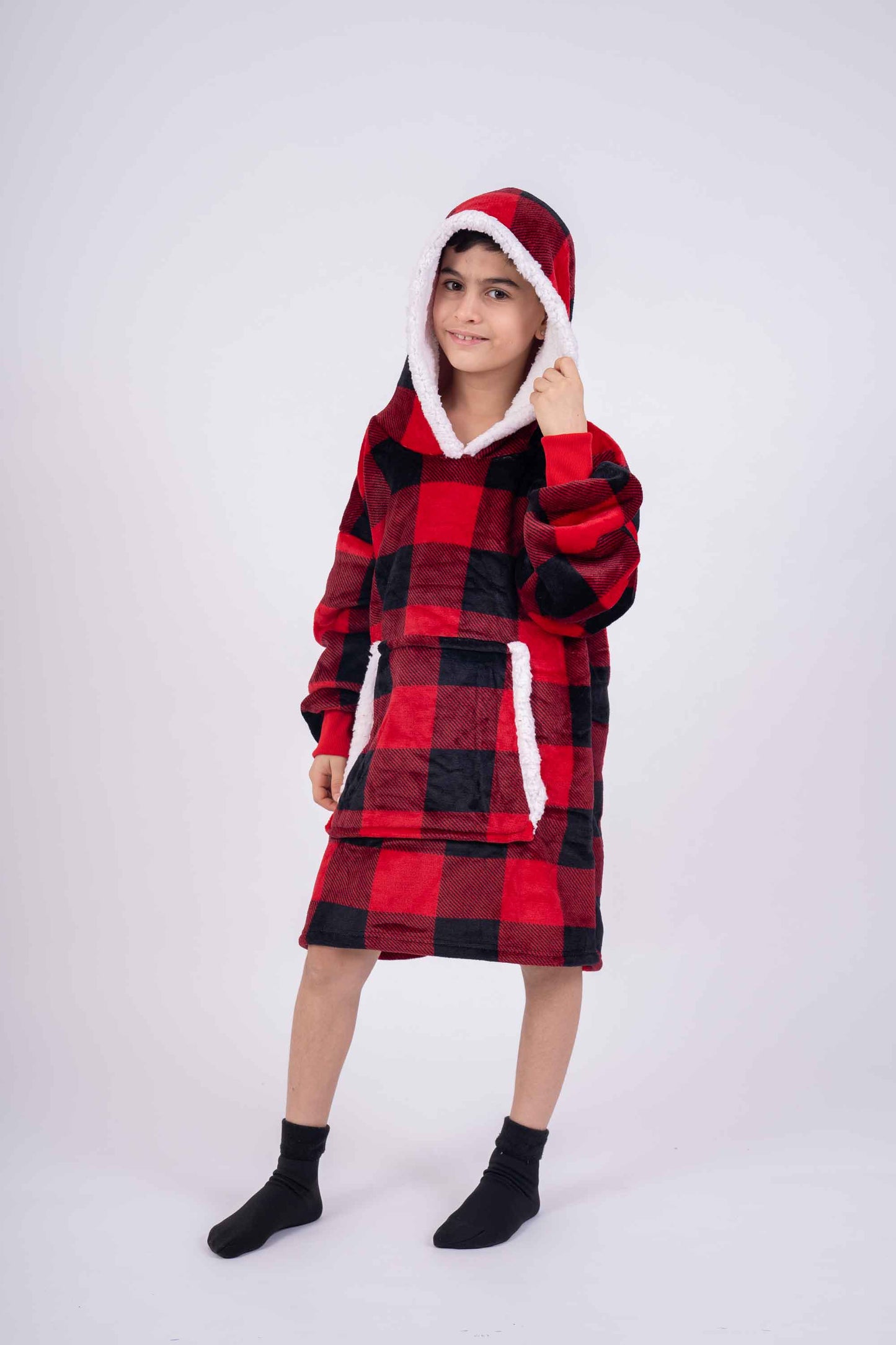 סהרה הודיז ילדים - אדום משבצות