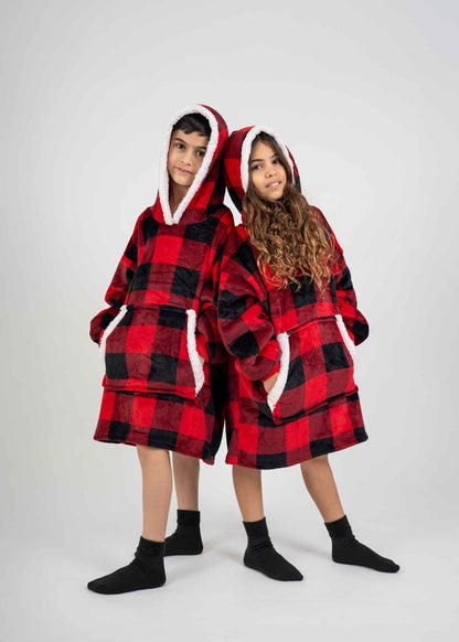 סהרה הודיז ילדים - אדום משבצות