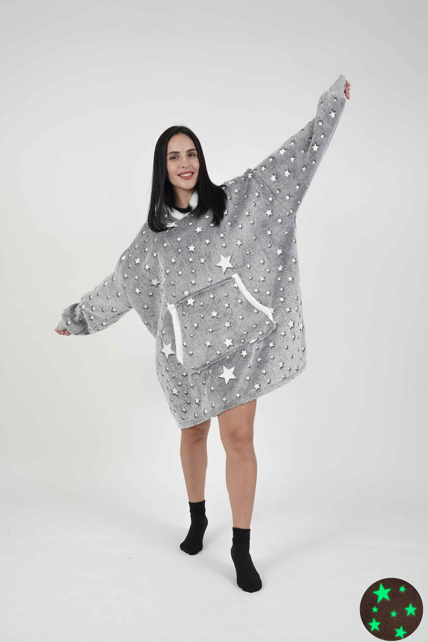 סהרה הודיז בוגרים - אפור כוכבים (זוהר בחושך)