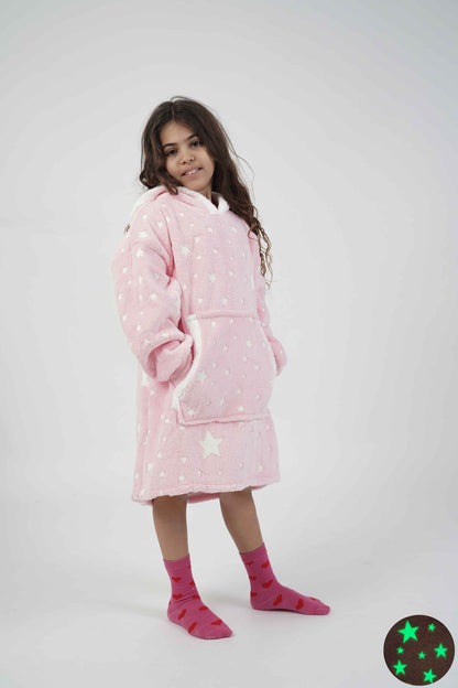 סהרה הודיז ילדים - ורוד כוכבים (זוהר בחושך)