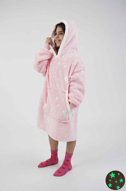 סהרה הודיז ילדים - ורוד כוכבים (זוהר בחושך)