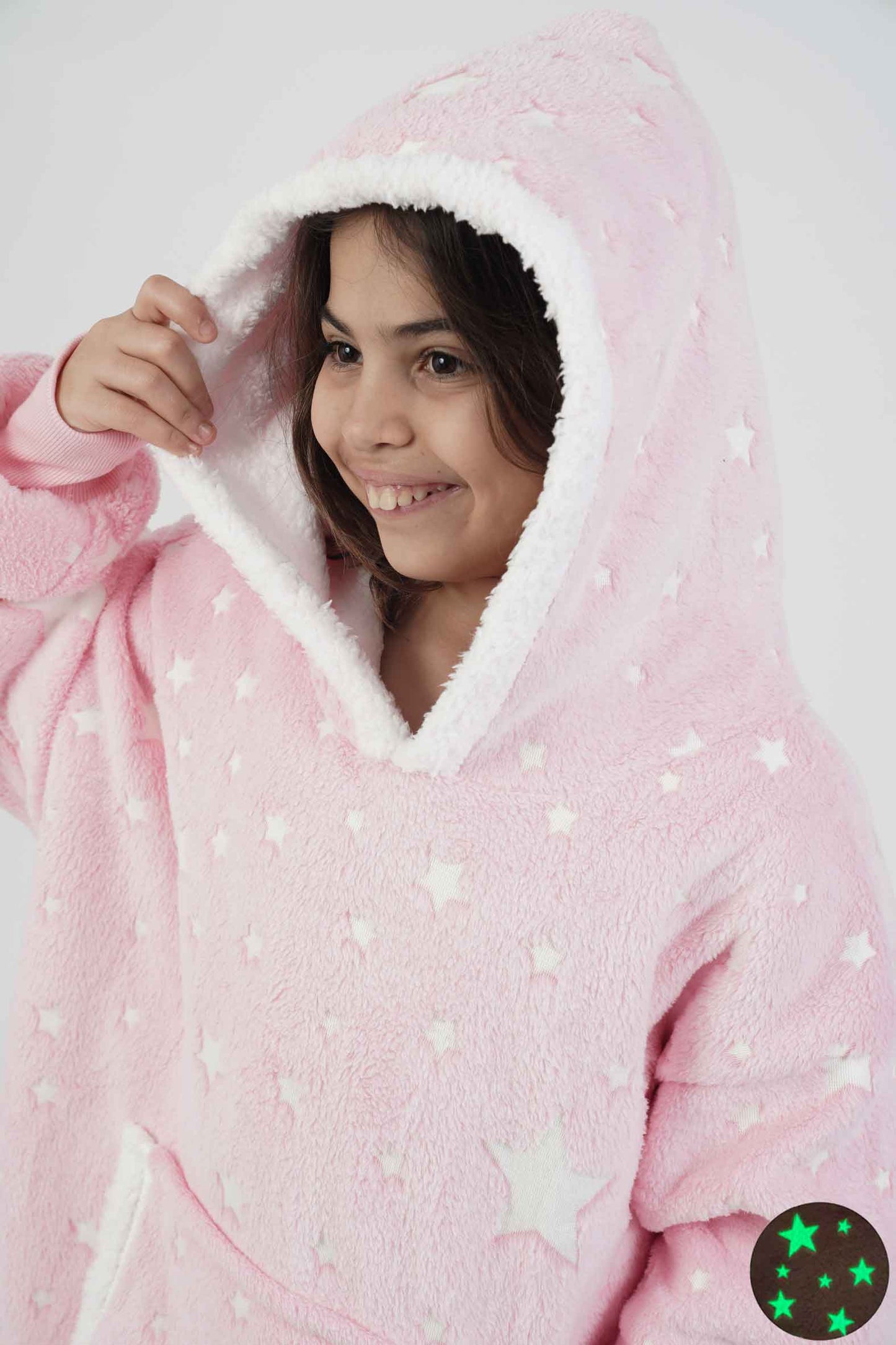 סהרה הודיז ילדים - ורוד כוכבים (זוהר בחושך)