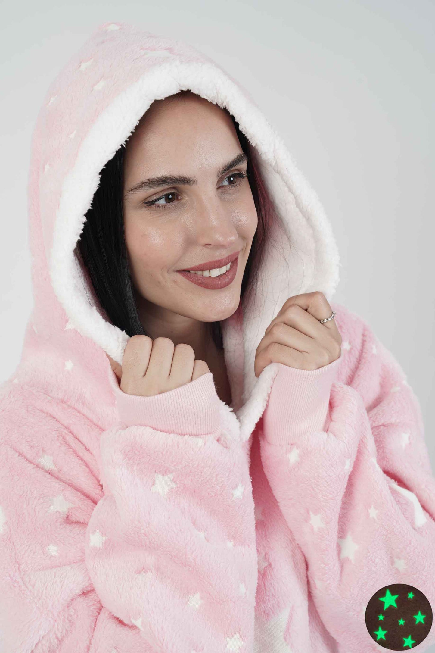 סהרה הודיז בוגרים - ורוד כוכבים (זוהר בחושך)